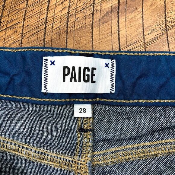 PAIGE denim jean jimmy jimmy shorts 28 - Picture 4 of 6